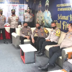 Pastikan Kesiapan OKC 2022, Kapolres Demak Cek Pos Pam