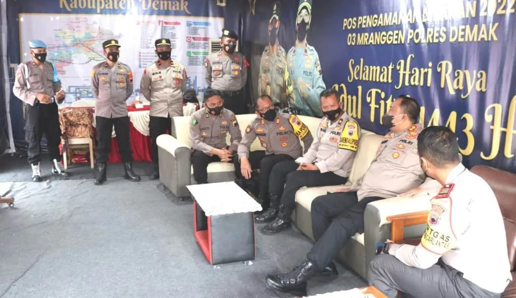 Pastikan Kesiapan OKC 2022, Kapolres Demak Cek Pos Pam