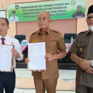 Pemkab Bengkulu Selatan Tandatangan MoU Bersama Kejari