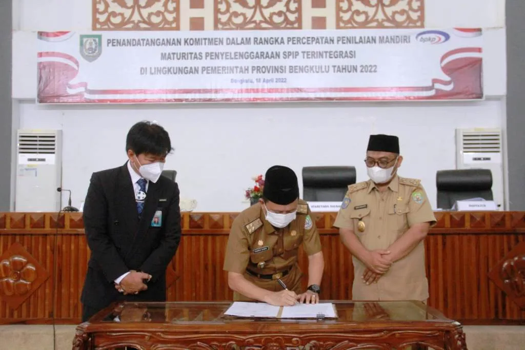 Pemprov Bengkulu Target SPIP Naik Level 3