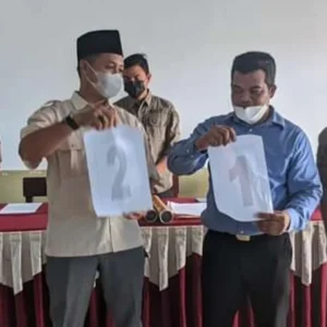 Penetapan Nomor Urut Cakades Arga Jaya, Incumbent Nomor 1