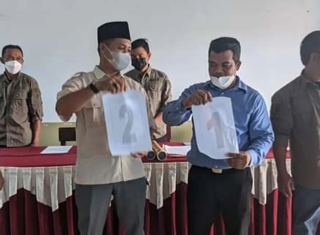 Penetapan Nomor Urut Cakades Arga Jaya, Incumbent Nomor 1