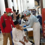 Percepatan Capaian Vaksinasi di Kota Bengkulu Selama Ramadhan, Binda Bengkulu Sasar Jamaah Masjid At Taqwa