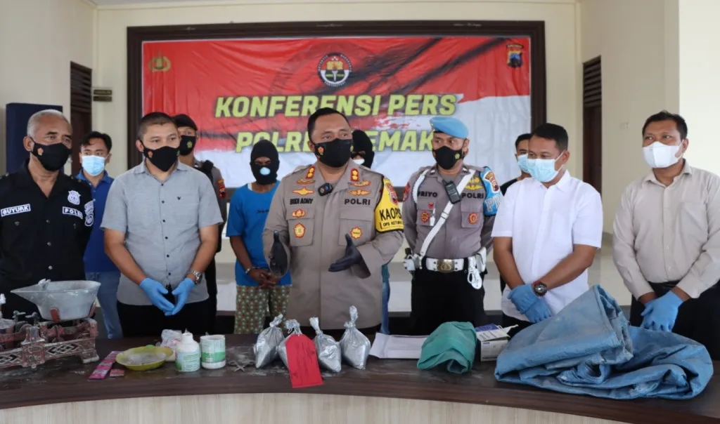 Polres Demak Tangkap Pembuat Obat Mercon