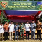 Wagub Rosjonsyah Hadiri Pembukaan Karya Bakti TNI Korem 041/Gamas 2022