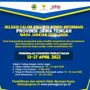 25 Orang Lolos Tes Potensi, Timsel Komisi Informasi Jateng Minta Masukan dan Saran