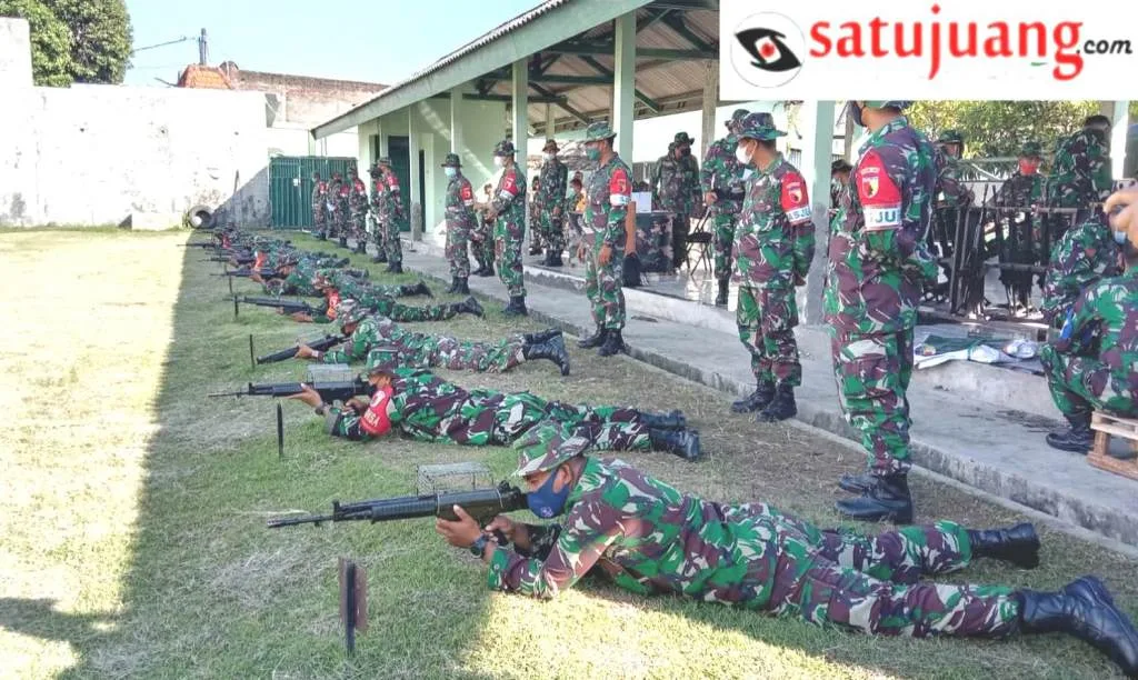 Asah Kemampuan Menembak, Kodim 0831 Surabaya Timur Gelar Latihan