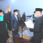 Bupati Bengkulu Selatan Melantik Sesda Definitif
