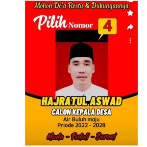 Cakades Air Buluh Nomor 04, Hajratul Aswad Siap Majukan Desa Cakades Air Buluh Nomor 04, Hajratul Aswad Siap Majukan Desa