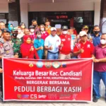 Camat Candisari Galang Aksi Peduli Korban Banjir Rob dan Tanggul Jebol