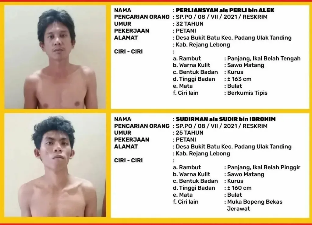 DPO Kepemilikan Senjata Rakitan, Masyarakat Diminta Lapor Jika Melihat