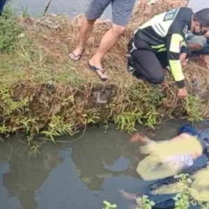 Dua Mayat Ditemukan Telungkup Dalam Parit