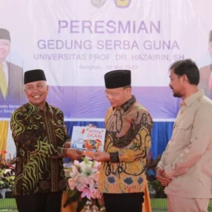 Gubernur Bengkulu Rohidin Mersyah Resmikan Gedung Serbaguna UNIHAZ Gubernur Bengkulu Rohidin Mersyah Resmikan Gedung Serbaguna UNIHAZ
