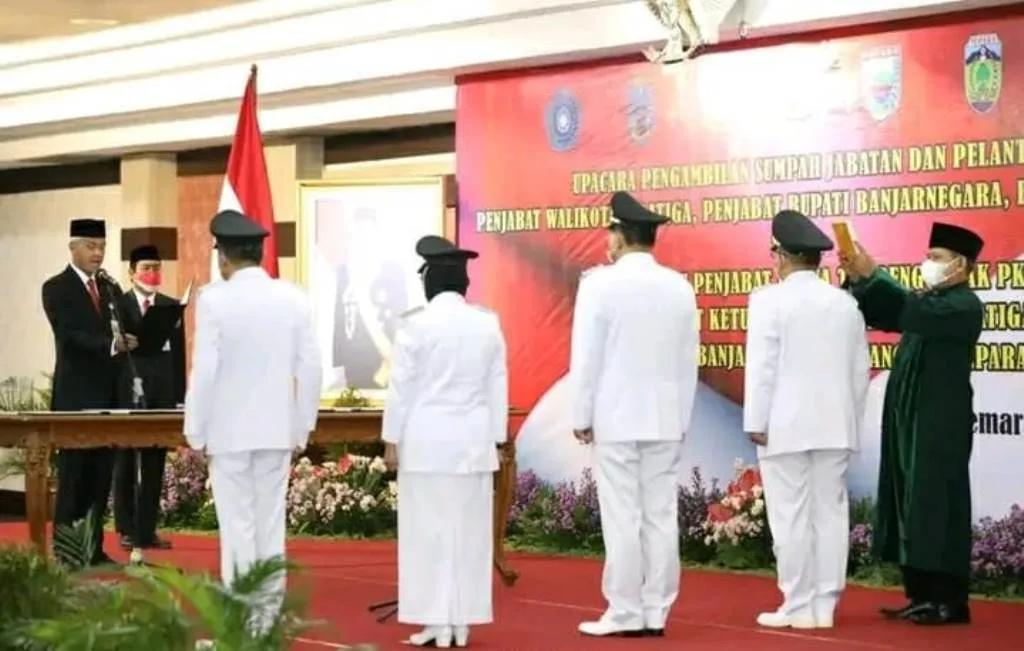 Gubernur Jateng Lantik Empat Penjabat Kepala Daerah