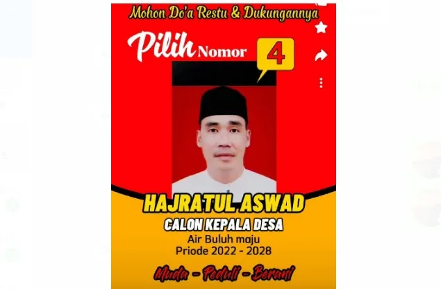 Hajratul Aswad Terpilih Jadi Kades Air Buluh Mukomuko