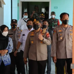 Pastikan Proses Vaksinasi, Kapolres Kunjungi Puskesmas di Wilayah Rejang Lebong