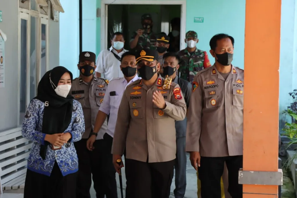 Pastikan Proses Vaksinasi, Kapolres Kunjungi Puskesmas di Wilayah Rejang Lebong