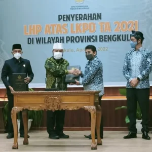 Pemkot Bengkulu Kembali Raih WTP, Empat Kali Berturut-turut Pemkot Bengkulu Kembali Raih WTP, Empat Kali Berturut-turut