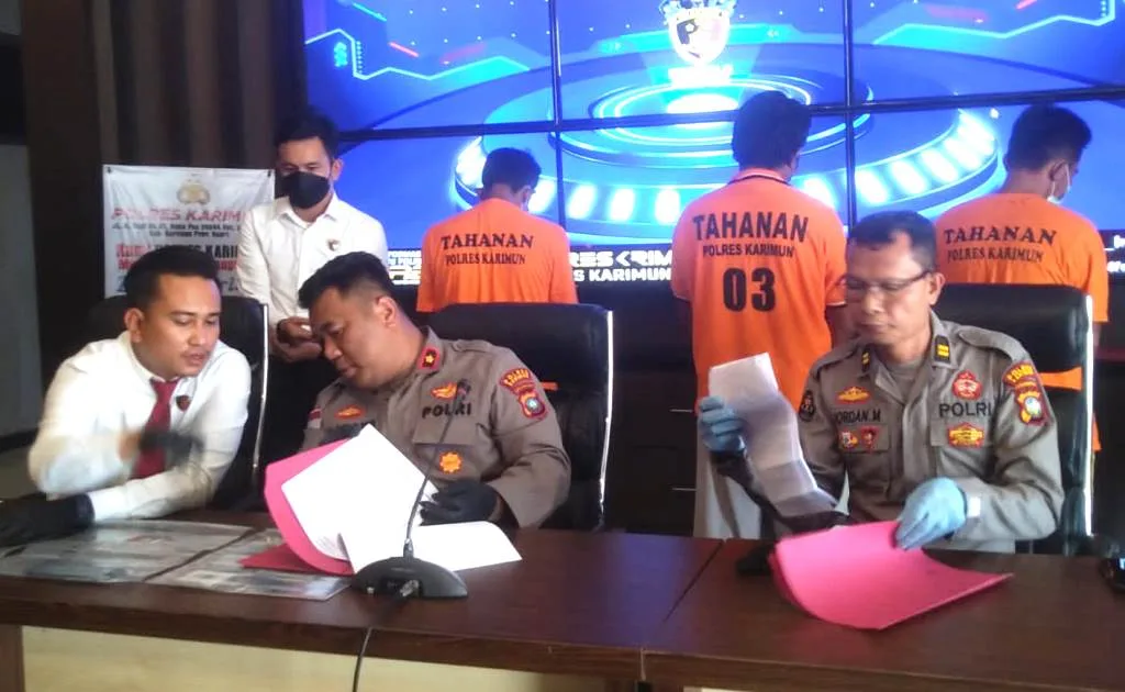 Polres Karimun Tangkap Penimbun Solar Subsidi