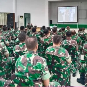Prajurit Korem 084/Bhaskara Jaya Ikuti Pengarahan Kasad Prajurit Korem 084/Bhaskara Jaya Ikuti Pengarahan Kasad