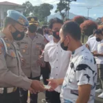 Propam Polres RL Cek Kelengkapan Personel