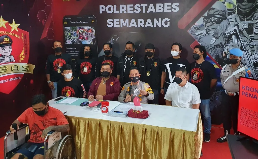 Resmob Polrestabes Semarang Tangkap Pelaku Penusukan Remaja