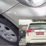 Senggol Pengendara Lain, Mobil Dinas Dari Bengkulu Tancap Gas