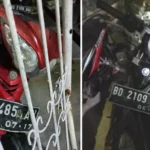 Warga Teluk Segara Temukan 4 Motor Tak Bertuan