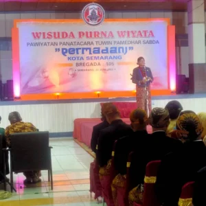 46 Siswa Purna Wiyata Bregada 30 Cabang Ratualiyan Diwisuda DPD Permadani Kota Semarang