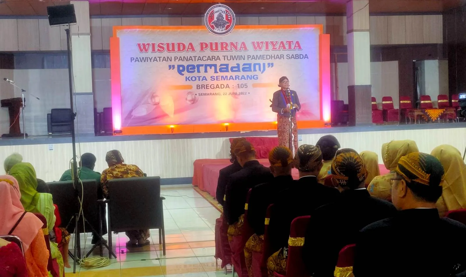 46 Siswa Purna Wiyata Bregada 30 Cabang Ratualiyan Diwisuda DPD Permadani Kota Semarang