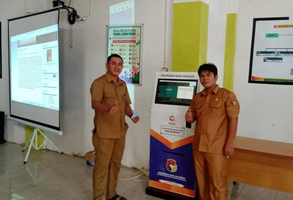 Desa Air Merah, Walaupun Terpencil Sudah Jadi Desa Digital