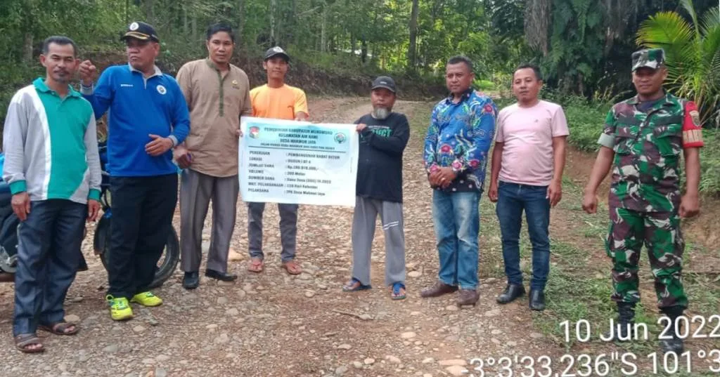 Desa Makmur Jaya Laksanakan Titik Nol Proyek Fisik Desa