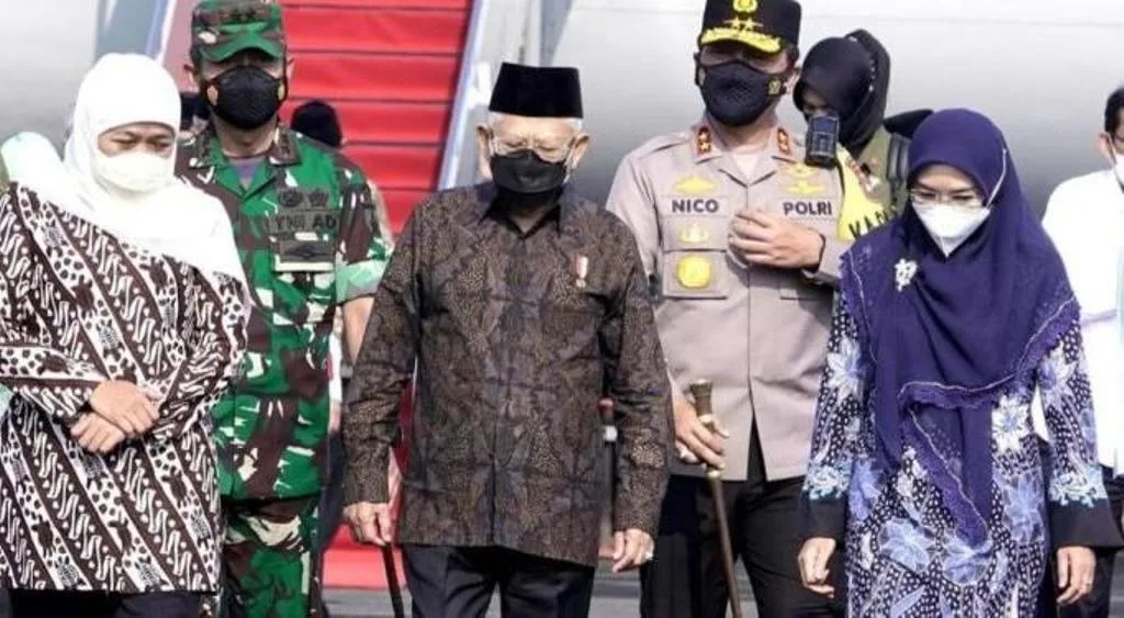 Didampingi Forkopimda Jatim, Wapres RI Kunjungi Dua Pesantren