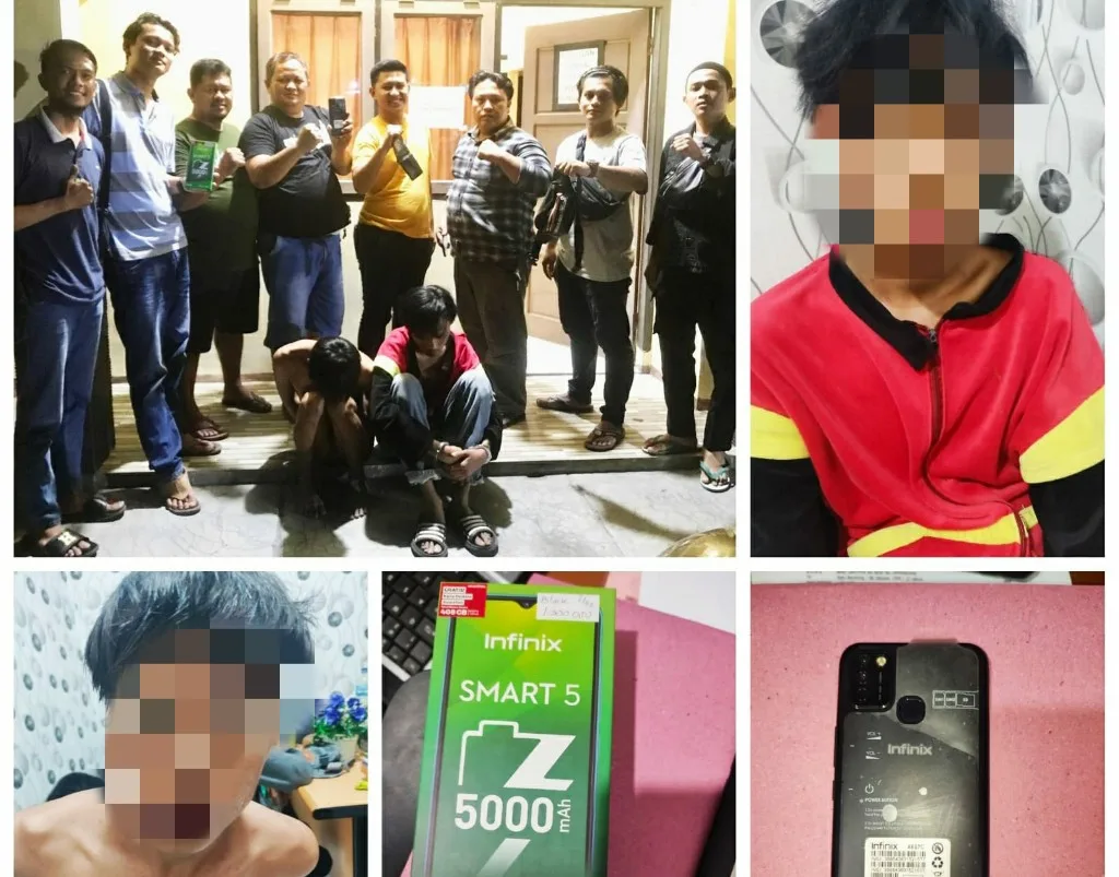 Dua Pemuda Pengangguran Ditangkap Usai Curi Handphone di Hibrida 3