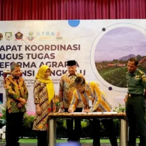 Gubernur Rohidin : Sengketa Tanah di Masyarakat Harus Menjadi Perhatian Serius
