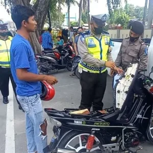 Hari Pertama Operasi Seligi, Puluhan Pengendara Terjaring