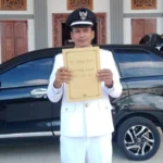 Hendriato Resmi Dilantik Bupati Mukomuko Jabat Kades Tirta Mulya