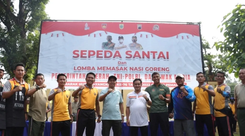 HUT Bhayangkara, Polres Pemalang Gelar Fun Bike dan Lomba Masak Nasi Goreng
