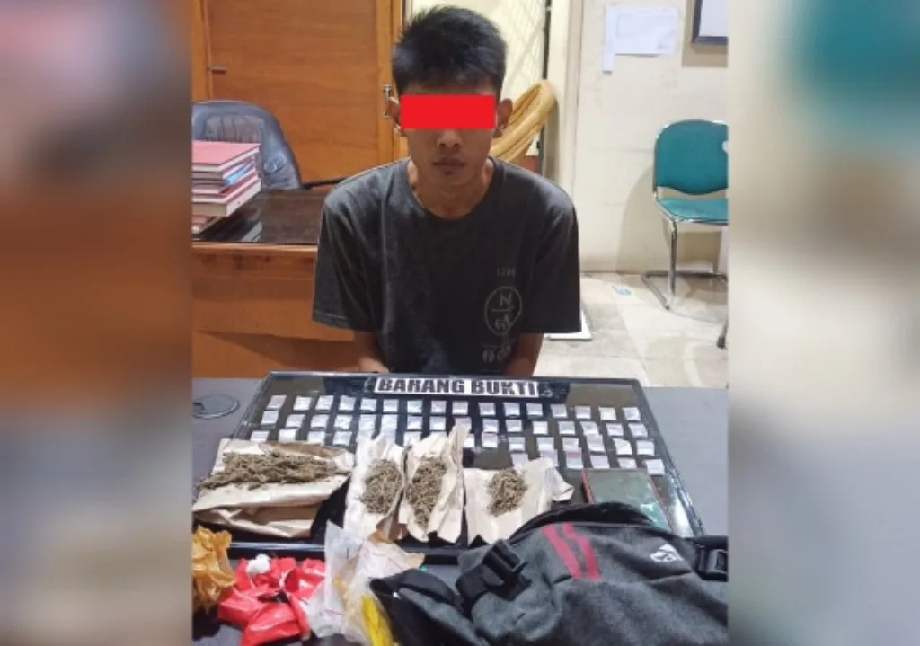 Jadi Pengedar Narkoba, Pemuda 27 Tahun Tertangkap Satresnarkoba