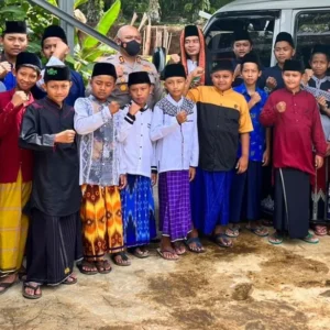 Jelang Akhir Tugas, Kapolres Mukomuko Kunjungi dan Bantu Ponpes AFNA