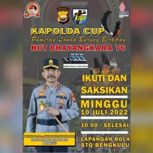 KNPI dan Polda Bengkulu Gelar Lomba Burung, Hadiah Utama 3 Unit Motor