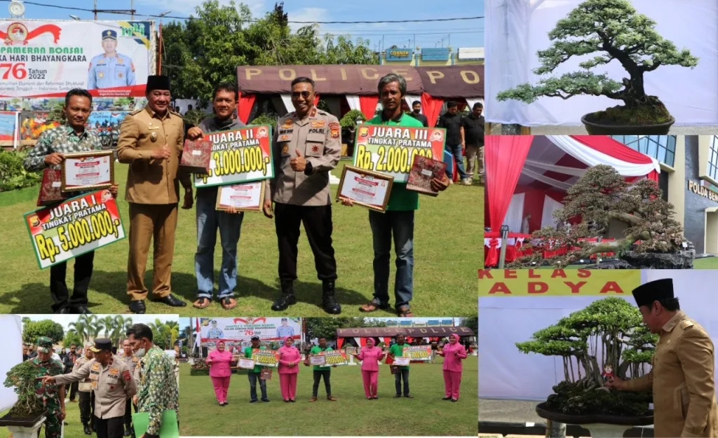 Lomba Kontes Bonsai Hari Bhayangkara, ini Para Pemenangnya
