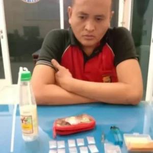 Oknum Polisi Ditangkap Ditemukan 14 Paket Kecil dan 3,52 Gram Sabu