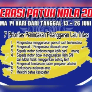Operasi Patuh Nala 2022 Telah Bergulir, Pengendara Wajib Tau