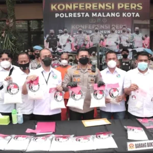 Peredaran Sabu 21 Kg Berhasil Digagalkan Polresta Kota Malang