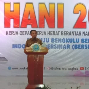 Peringati HANI, Wakil Wali Kota : Ayo Bersatu, Bebaskan Kota Bengkulu dari Narkoba Peringati HANI, Wakil Walikota : Ayo Bersatu, Bebaskan Kota Bengkulu dari Narkoba