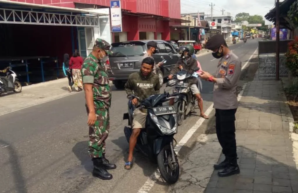 Polres Banjarnegara Gelar Operasi Yustisi Antisipasi Penyebaran Covid-19
