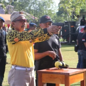 Sambut HUT Bhayangkara Ke 76, Polda Bengkulu Gelar Lomba Tembak Eksekutif Sambut HUT Bhayangkara Ke 76, Polda Bengkulu Gelar Lomba Tembak Eksekutif