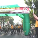 Semarak Hari Bhayangkara Polres Banjarnegara Gelar Fun Bike dan Jalan Sehat
