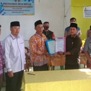 Sertijab Kades Telah Dilaksanakan, Tukin Mulai Pimpin Desa Talang Baru Sertijab Kades Telah Dilaksanakan, Tukin Mulai Pimpin Desa Talang Baru